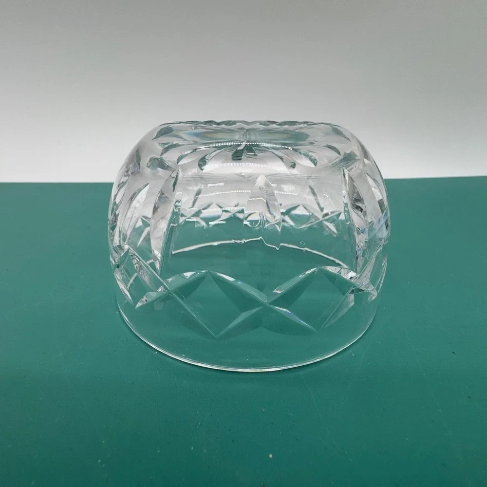 Signed Vintage Waterford Crystal Cut Bowl 4.75
